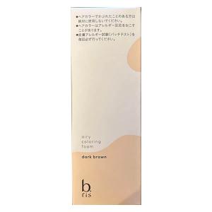 ビーリス エアリーカラーリングフォーム 80g 2個セット ダークブラウン