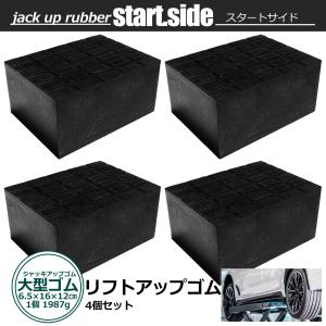 自動車整備リフト用ゴムブロック 高さ80mm 4個セット GMB-80SE4