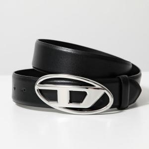 DIESEL（ディーゼル） オーバルD レザー ベルト X08516-PR666 B-1DR