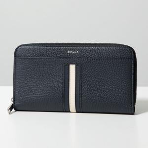 Bally（バリー） 【送料無料 美品】 ラウンドファスナー長財布 レザー