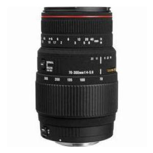 Sigma 70-300mm f/4-5.6 APO DG Macro Tele Zoom Lens with Hood for