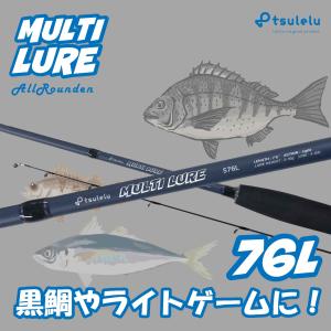 決算セール チヌ釣り入門ロッドマルチルアー黒鯛 76L マットブルー