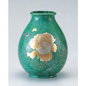 高岡銅器 銅製花瓶 駒鶴首 美術工芸品 記念品 花活 一輪挿し : 日本