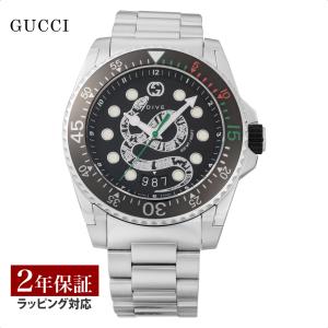 GUCCI（グッチ） メンズ 時計 DIVE ダイブ クォーツ ブラック YA136212