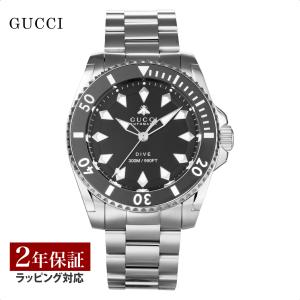 GUCCI（グッチ） メンズ 時計 DIVE ダイブ クォーツ ブラック YA136212