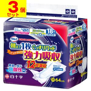 白十字 サルバ あて楽尿とりパッド 朝まで1枚 強力吸収 1セット