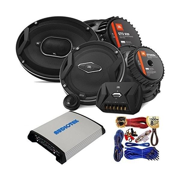 2) JBL GTO 939 Premium 6x9インチ Co-Axial スピーカー+ GTO609C 6.5