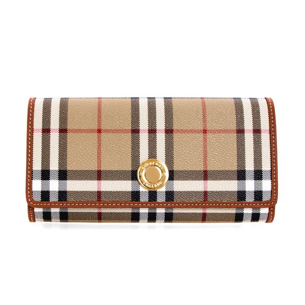 BURBERRY（バーバリー） 財布 長財布 HALTON CHECK CONTINENTAL WALLET