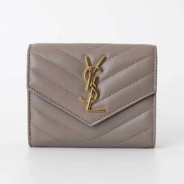 SAINT LAURENT サンローラン パリ PARIS 財布 レディース 三つ折り財布