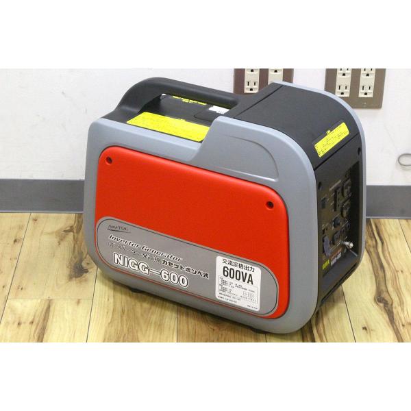 未使用品｜ナカトミ NIGG-600 カセットボンベ式 インバーター 発電機