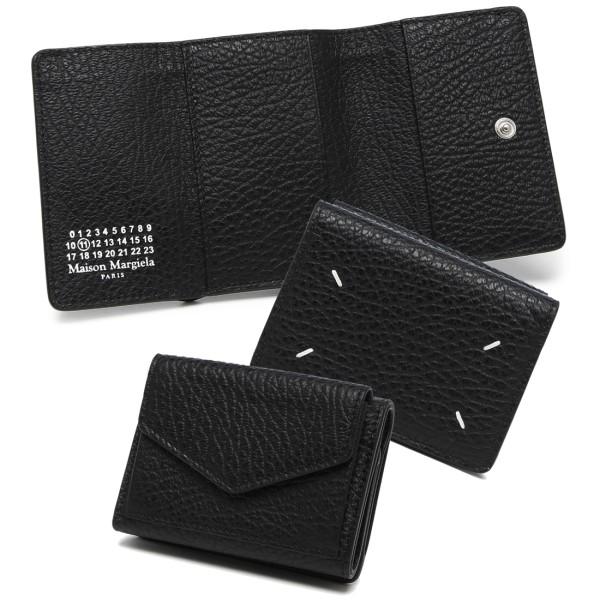 Maison Margiela（メゾンマルジェラ） 三つ折り財布 ミニ財布 ブラック