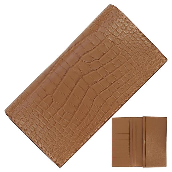 HERMES（エルメス） 財布 MC2 フレミング アリゲーターマット ゴールド