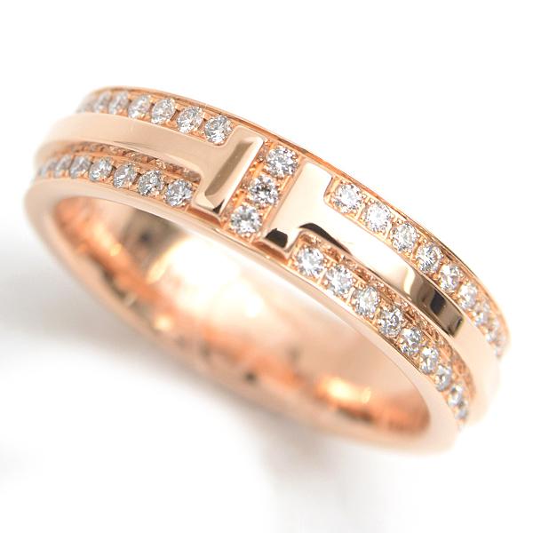 Tiffany T ティファニー 指輪 レディース Tナロー フルダイヤ リング 9