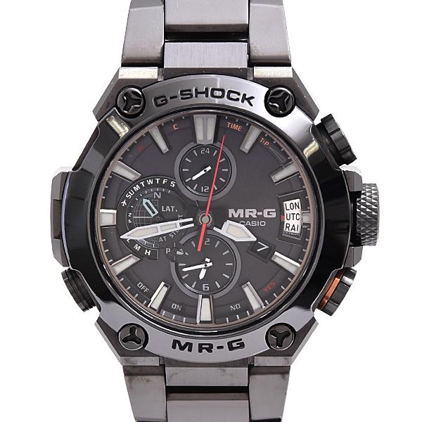 MR-G カシオ 時計 メンズ G-SHOCK 黒備え モバイルリンク ソーラー
