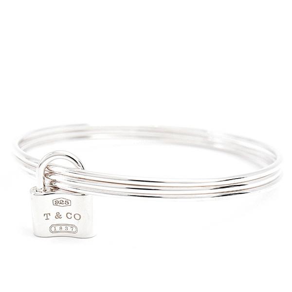 Tiffany 1837 ティファニー バングル レディース カデナチャーム 3連