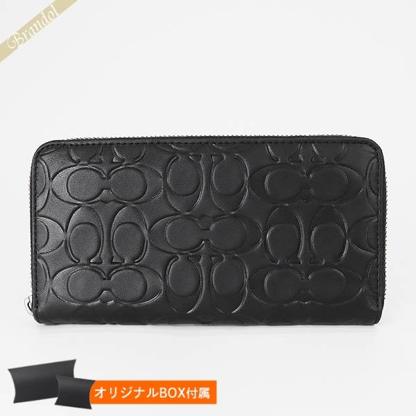 COACH（コーチ） 財布 ラウンドファスナー 長財布 メンズ レディース