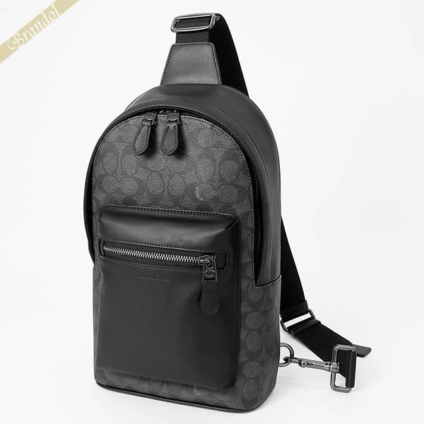 COACH（コーチ） ボディバッグ シグネチャー キャンバス ウエスト