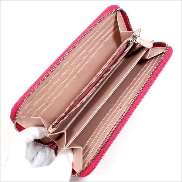 PRADA（プラダ） ラウンドファスナー長財布[小銭入れ付き] ローズ