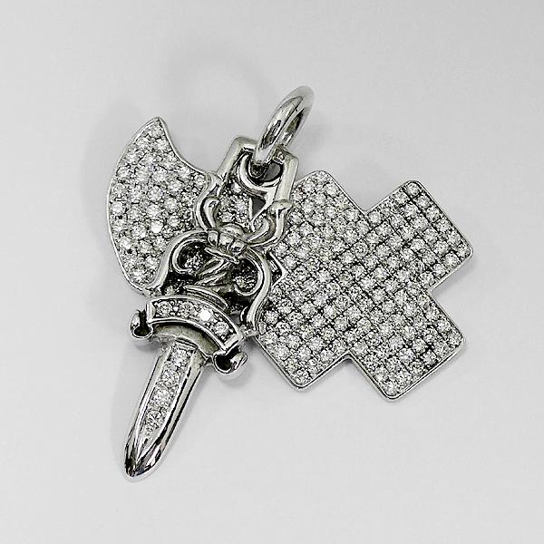 CHROME HEARTS（クロムハーツ） スリートリンケッツ パヴェ