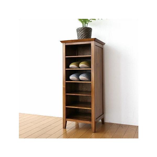 スリッパラック 木製 おしゃれ 6足 無垢 天然木 スリッパ収納棚