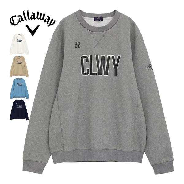 Callaway（キャロウェイ） CLWYロゴ カノコダブルニット クルーネック