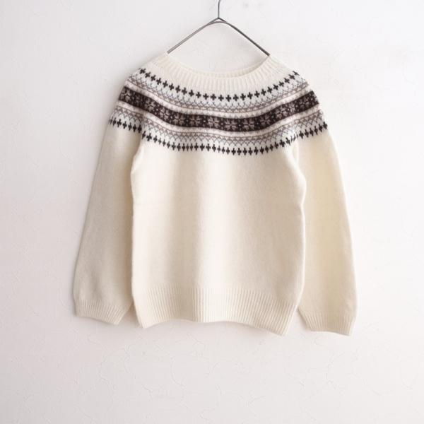 MARGARET HOWELL（マーガレットハウエル） *フェアアイル柄クルー