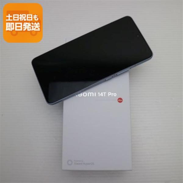 新品未使用 SIMフリー Xiaomi 14T Pro 256GB チタンブルー スマホ 即日