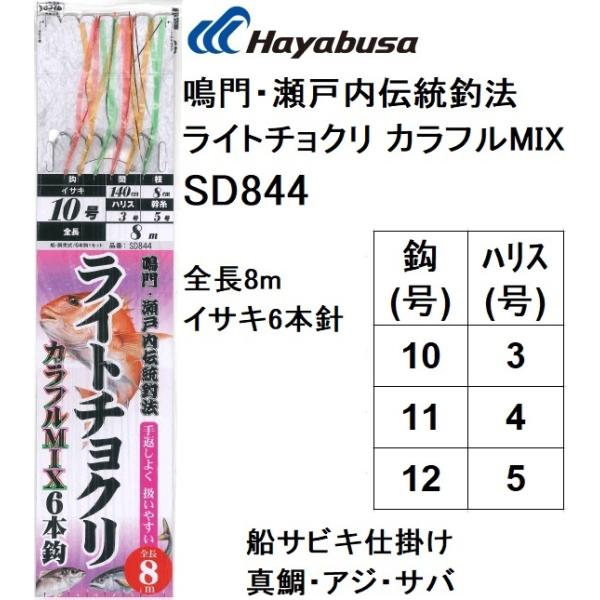 Hayabusa（ハヤブサ） 鳴門・瀬戸内伝統釣法 ライトチョクリ カラフル