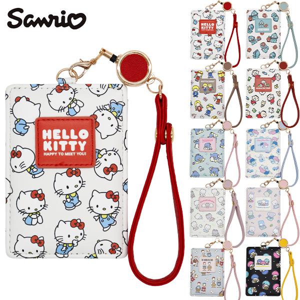 sanrio（サンリオ） パスケース 定期入れ リール付き レトロ