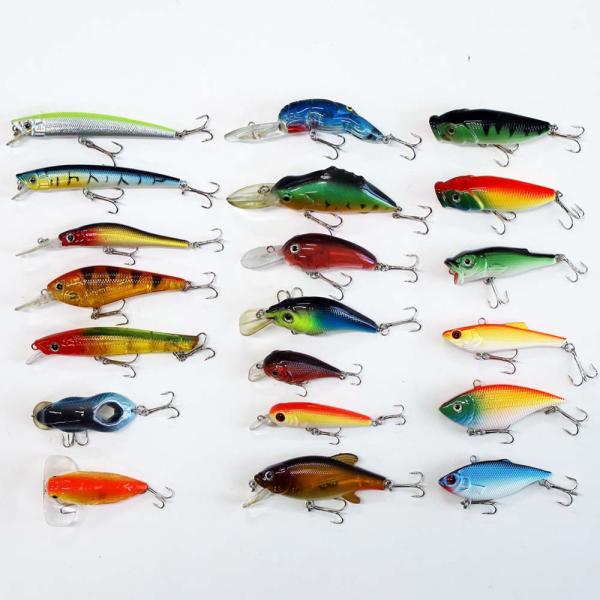訳有 ルアー セット ハードルアー 20個 Y12wkm20P バス釣り : 風迎釣具