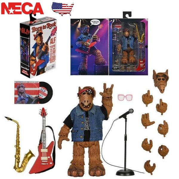NECA（ネカ） アルフ ALF 7インチ アクションフィギュア Born to Rock