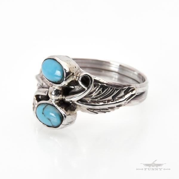 Indian Jewelry FUNNY公式ストア ナバホ族 Harry B. Yazzie ターコイズ