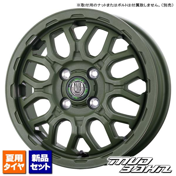 軽自動車/軽トラ/軽バン/etc 当社指定輸入タイヤ 155/55R14 & MUD BAHN
