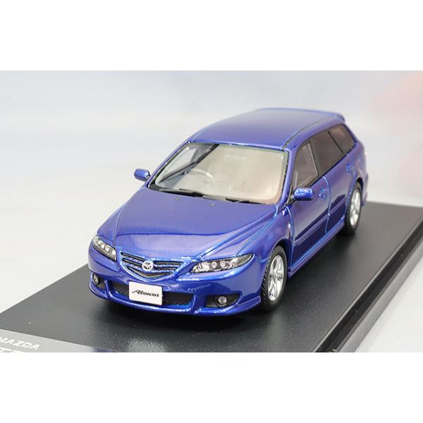 ハイストーリー 1/43 マツダ アテンザ スポーツワゴン 23S 2004 ブルー