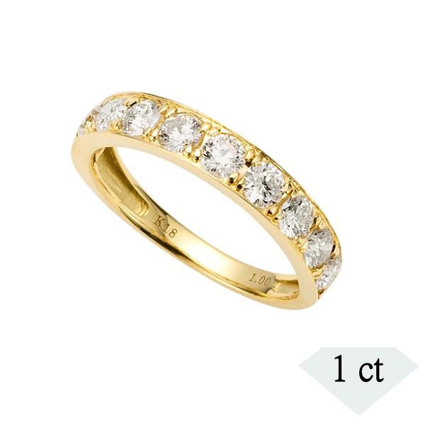 KYOCERA（京セラ） ダイヤモンド リング K18イエローゴールド 1.0