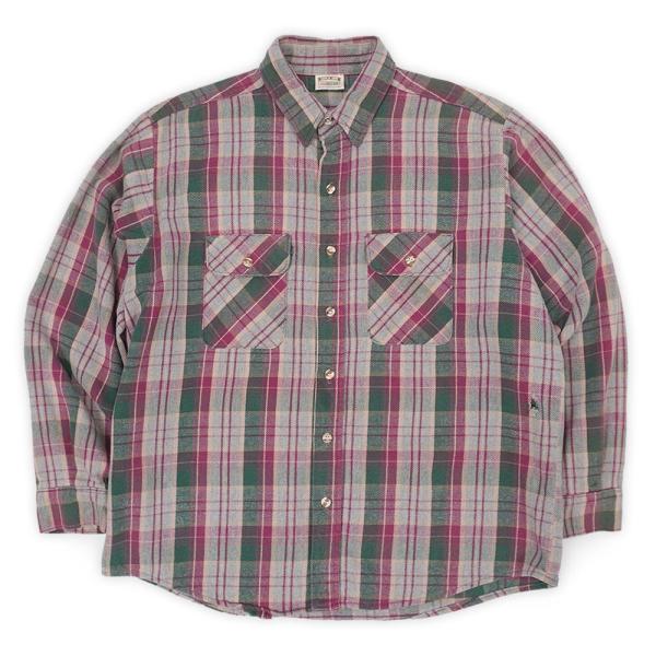 ファイブブラザー FIVE BROTHER 90s ヘビーネルシャツ 定番 旧タグ USA