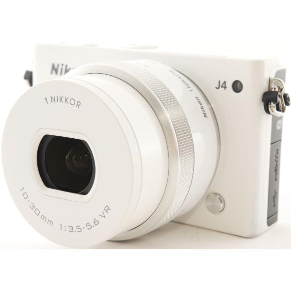 Nikon 1 J ニコン ミラーレス J4 レンズキット ホワイト 中古 Wi-Fi