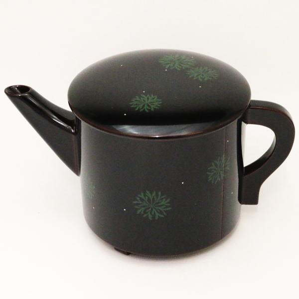 茶道具 水次 水注 片口水次 溜塗り 海松波 淡々斎好写し 塚本規義作