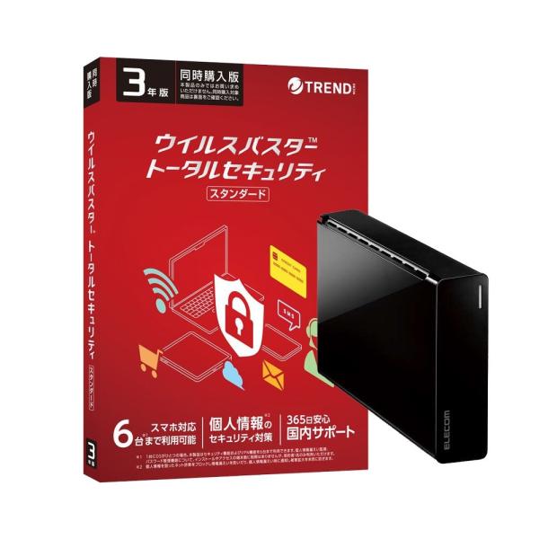 ウイルスバスター トータルセキュリティ スタンダード 【3年版 6台利用