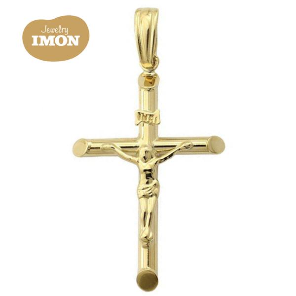 新品」18金 十字架 クロス ペンダント K18 中空製 : Jewelry IMON 御徒