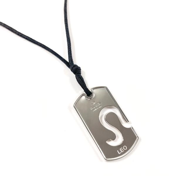 GUCCI（グッチ） ネックレス 星座 LEO しし座 プレート シルバー925