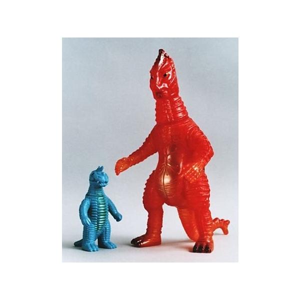 やまなや怪獣郷 赤色火焔怪獣 バニラ ＆ 復刻 ブルマァクの怪獣