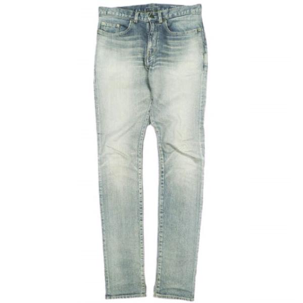 SAINT LAURENT サンローラン 日本製 D02 WHISKERED SKINNY JEANS