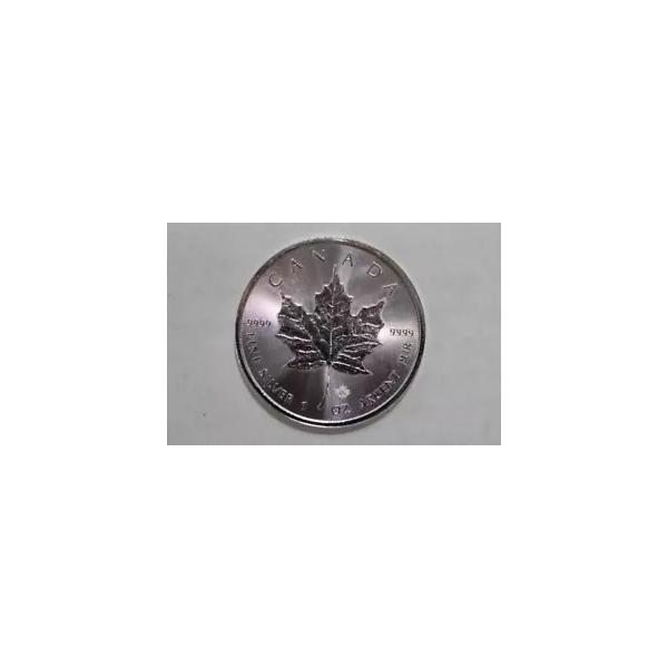 2015 $5 カナダ メープル リーフ 1 オンス .9999 上質銀貨 5 ドル