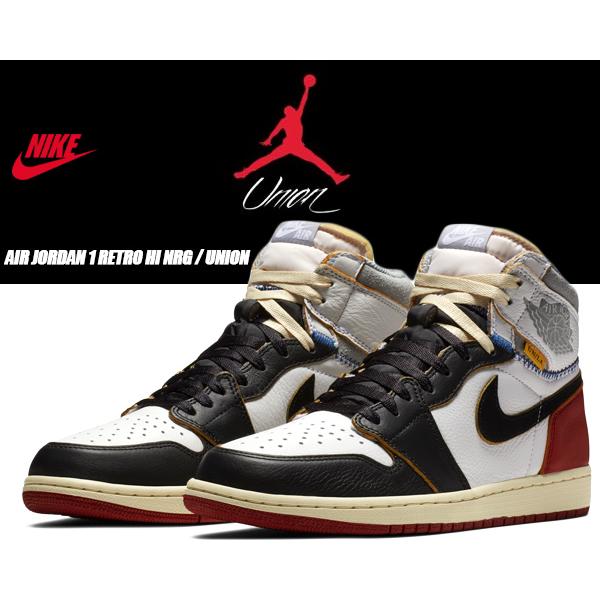 Jordan NIKE AIR JORDAN 1 RETRO HI NRG / UNION white/black-varsity