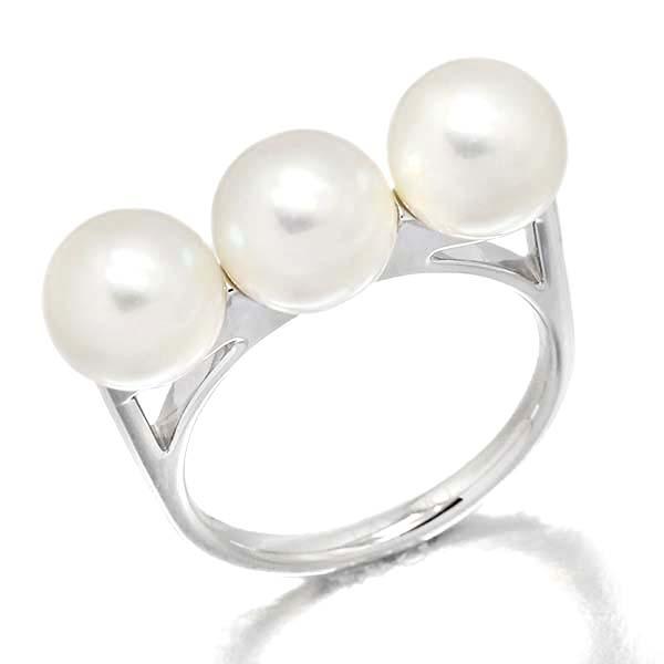 balance(TASAKI) タサキ TASAKI K18WG バランス エラ パール リング 14