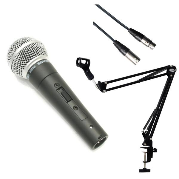 SHURE シュアー SM58-SE ダイナミックマイク スイッチ付き ＋ アーム型