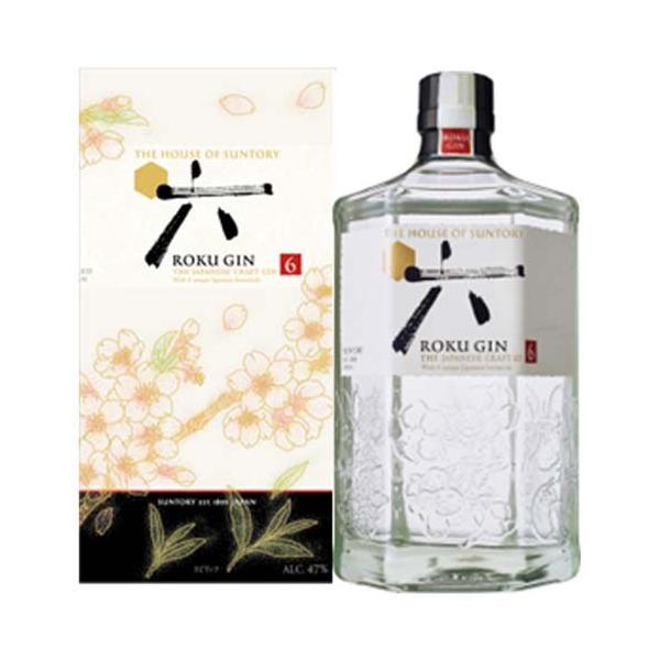 サントリー クラフトジン 六 ROKU ギフトBOX ( 700ml ) : 爽快ドリンク