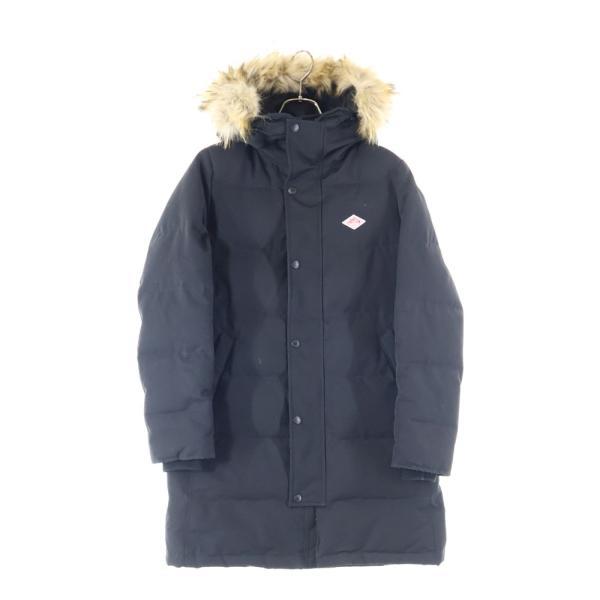 Danton（ダントン） ファー付き フーデッドダウンジャケット ブラック