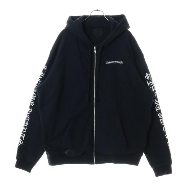 CHROME HEARTS（クロムハーツ） Zip Up Hoodie バックスクロール 袖